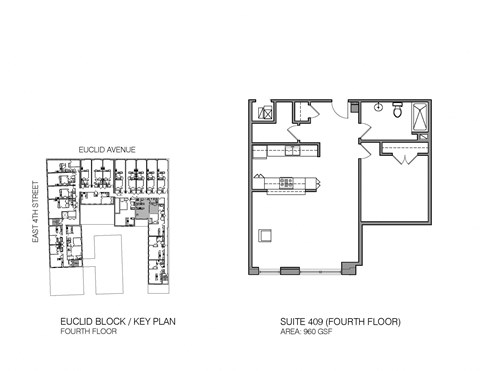 a floor plan of a house with two floors and a fourth floor